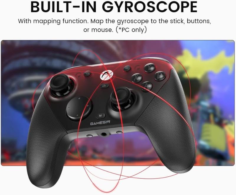 Commandes Hall Effect de la GameSir G7 Pro