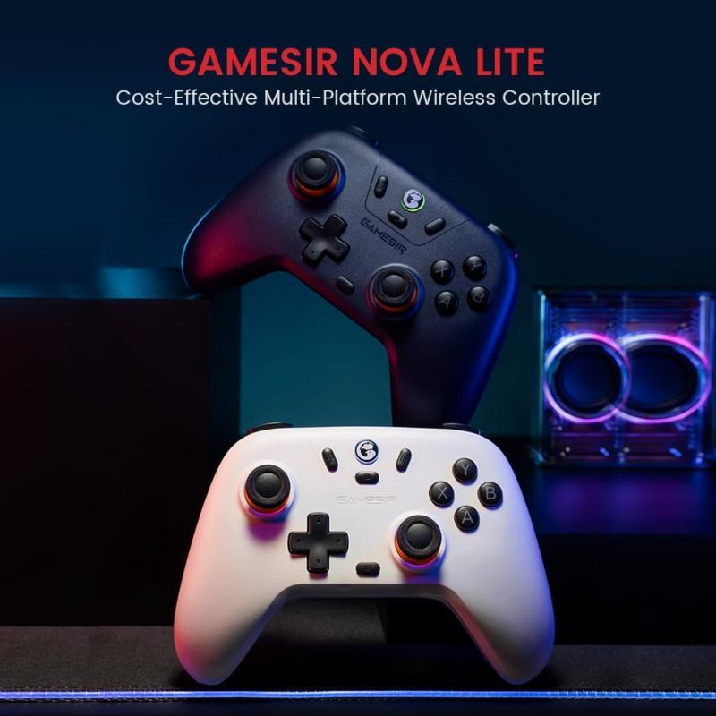 Manette sans fil GameSir T4 Nova Lite Blush Pink