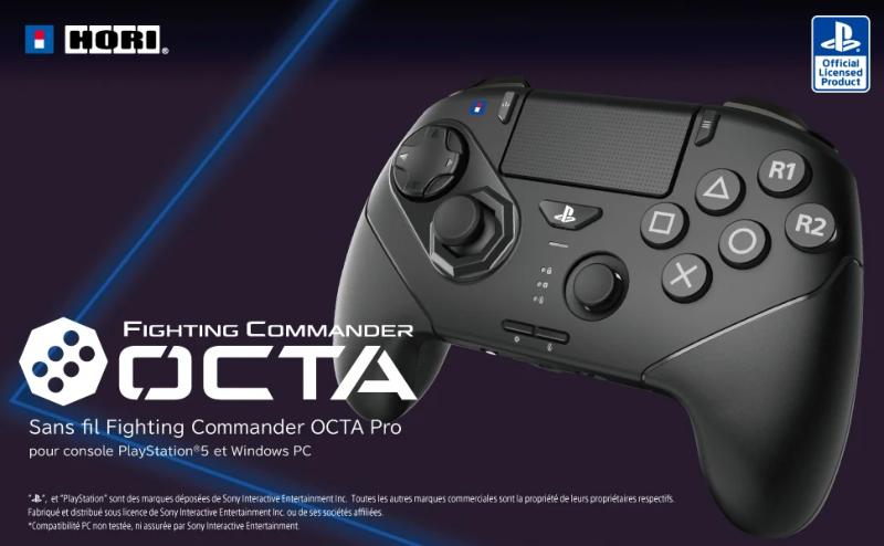 Manette de combat Hori Wireless Fighting Commander Octa Pro