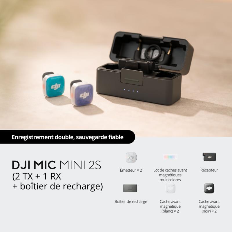 Micro sans fil DJI Mic Mini 2S