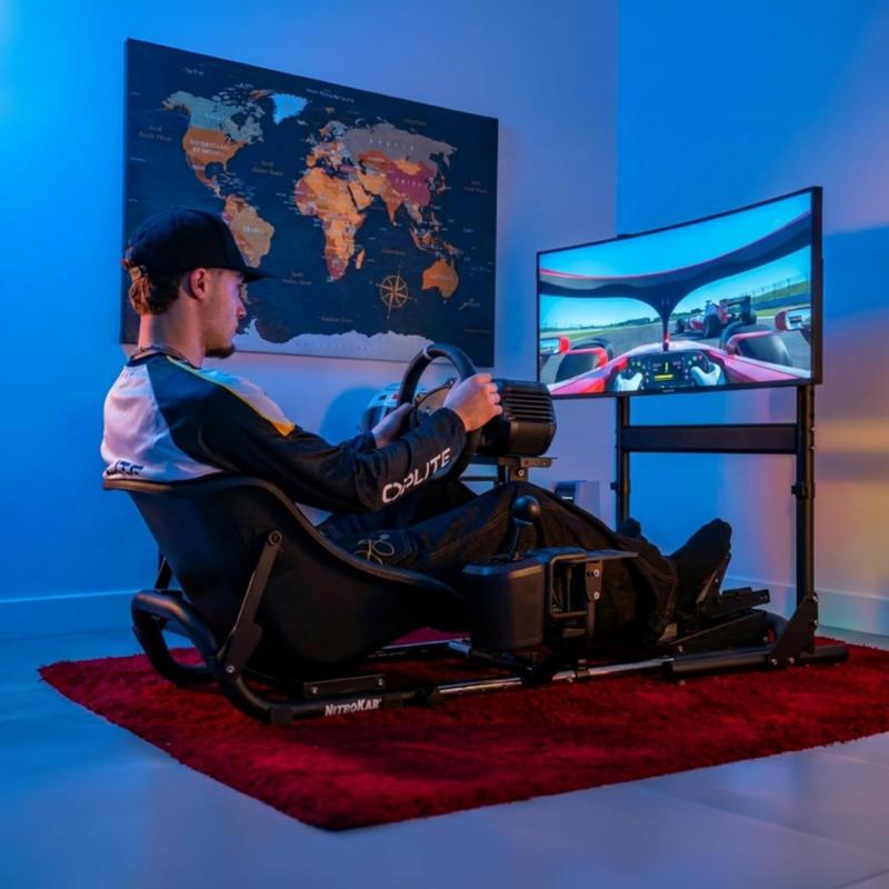 Réglages du cockpit OPLITE NitroKart V2 Noir
