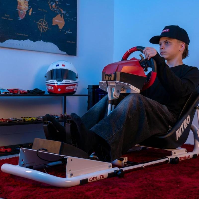 Compatibilité et accessoires du cockpit OPLITE NitroKart V2 Noir