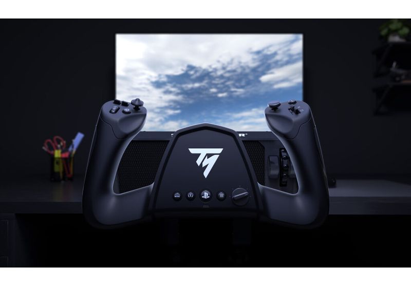 Thrustmaster TCA Sky Yoke avec manette des gaz, roue de trim et commandes de palonnier intégrées