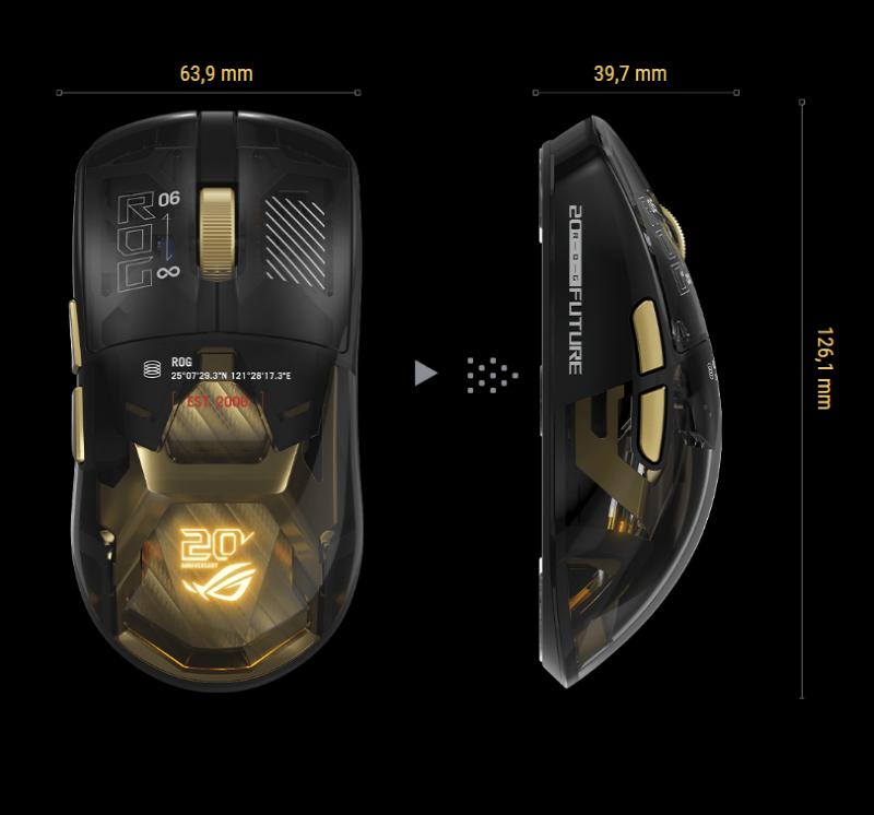 Capteur ROG AimPoint Pro 65K de la souris ASUS