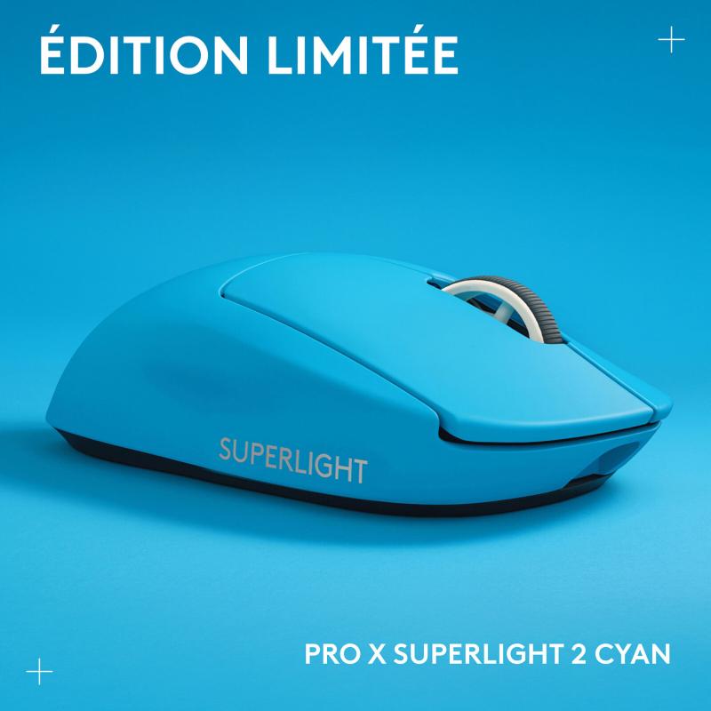 Souris gaming Logitech G Pro X Superlight 2 Cyan