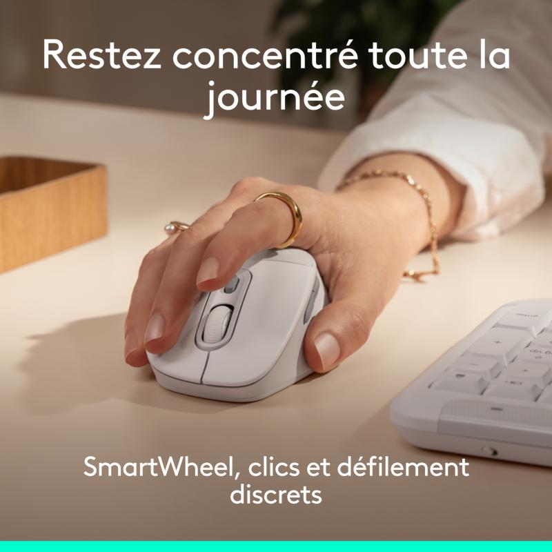 Souris Logitech Signature Comfort Plus M850 L blanche