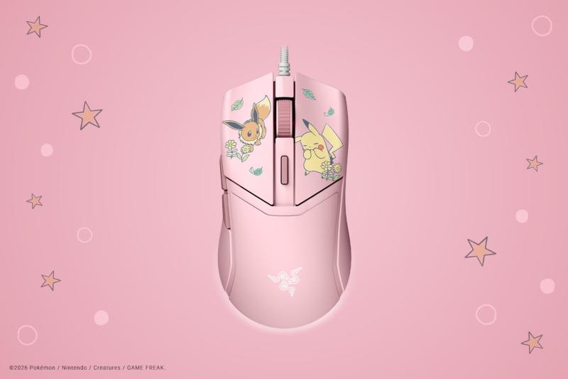 Souris gaming Razer Cobra Pokémon Pikachu Évoli Edition