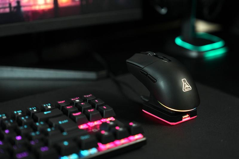 Souris gaming The G-Lab KULT Silicium Pro noire