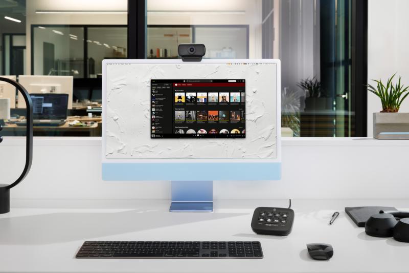Interface configuration Stream Deck Neo glisser déposer
