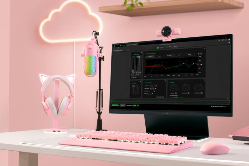 Microphone USB Razer Seiren V3 Chroma 32-Bit DSP noir