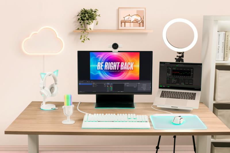 Captation supercardioïde du microphone Razer Seiren V3 Chroma