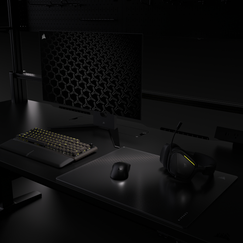 Tapis de souris Corsair MM Glass surface en verre