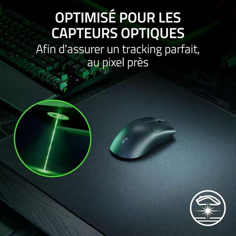 Surface en verre du tapis Razer Atlas Pro