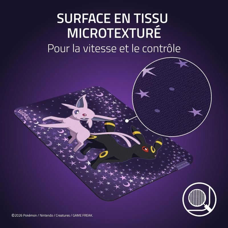 Tapis de souris Razer Gigantus V2 Medium Pokémon Pikachu Évoli Edition