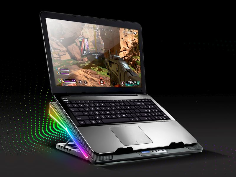 Support ventilé RGB pour PC portable