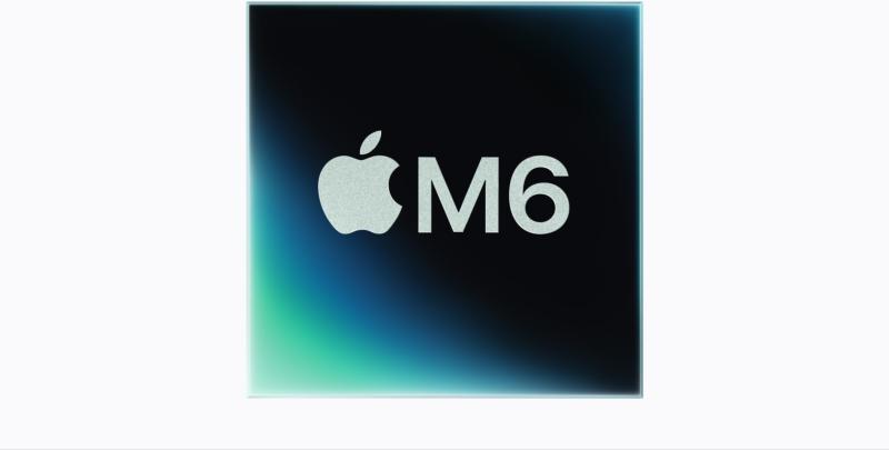 Puce Apple M6 du Mac mini avec CPU et GPU 12 coeurs