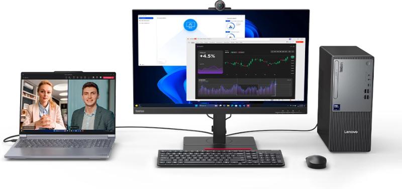 Format compact 13,6 litres du Lenovo ThinkCentre neo 50t Gen 6