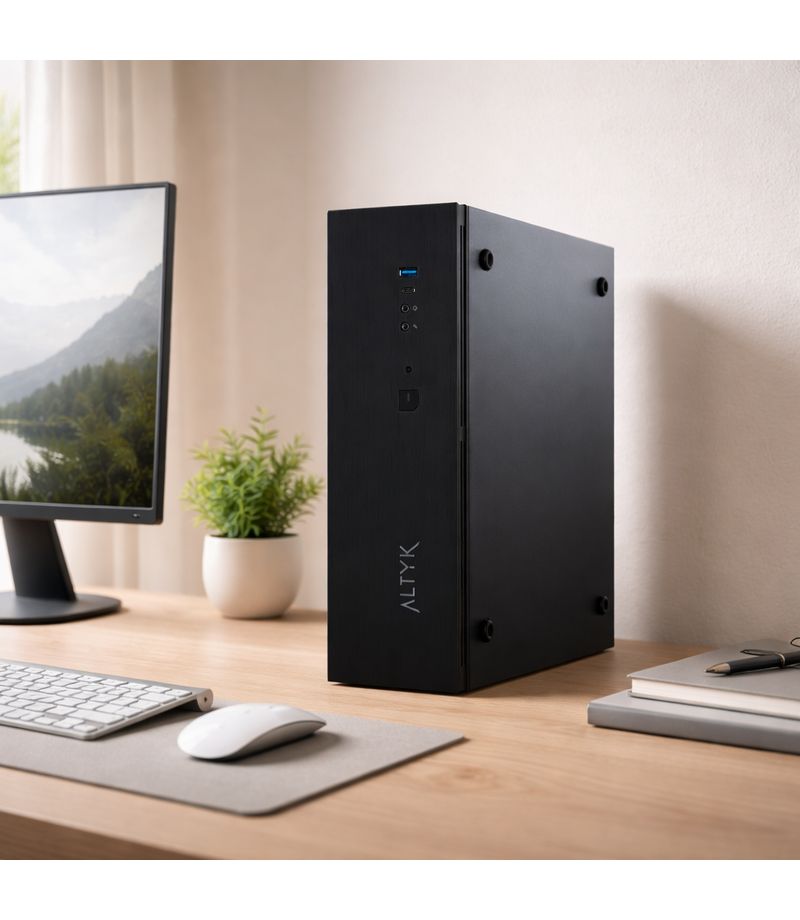 PC professionnel compact Altyk P3-R516-N05 sur bureau