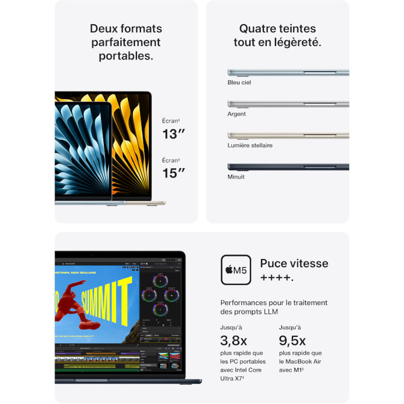 MacBook Air M5 intelligence artificielle