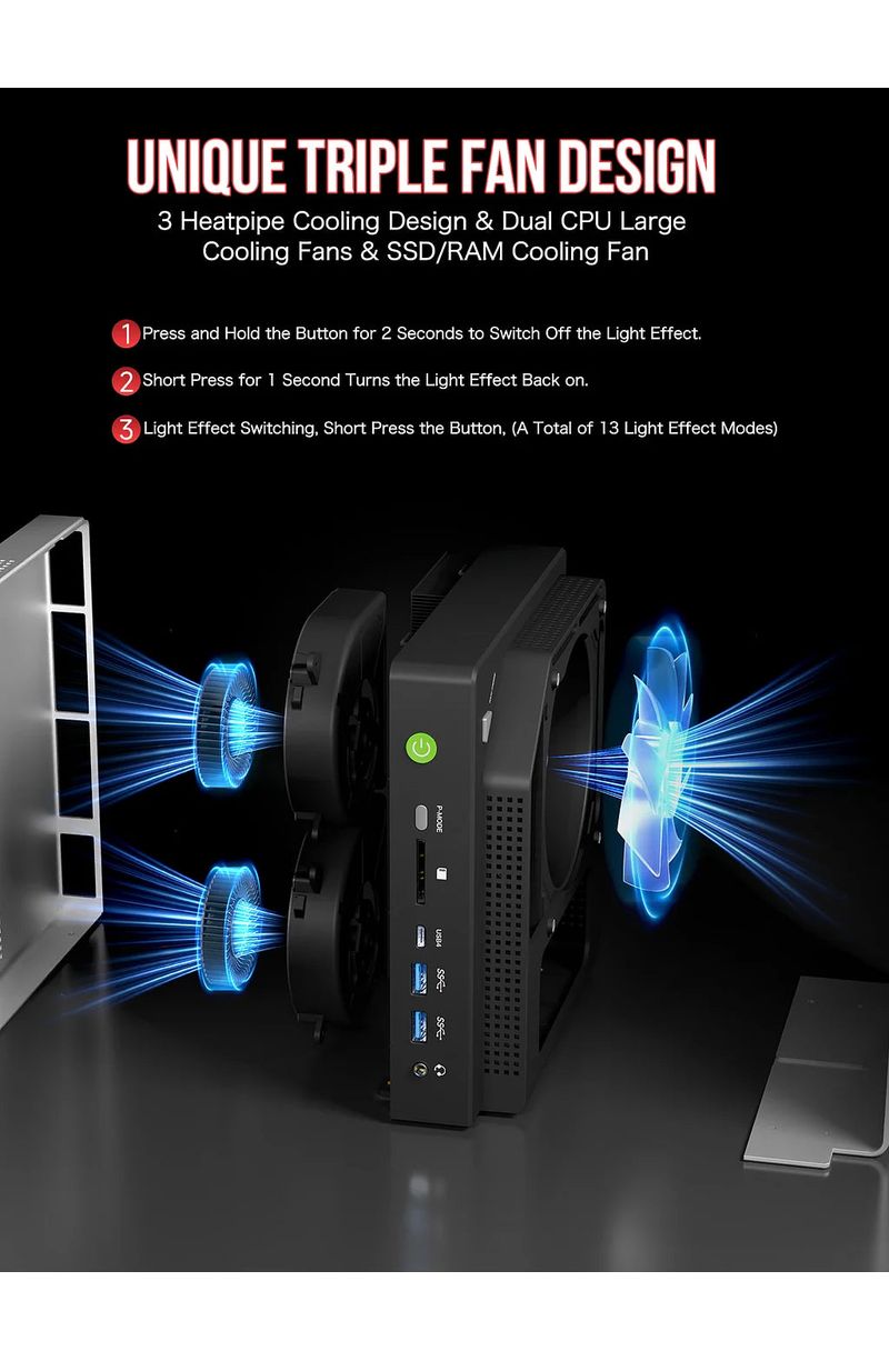 Refroidissement Max 3.0 GMKtec EVO-X2