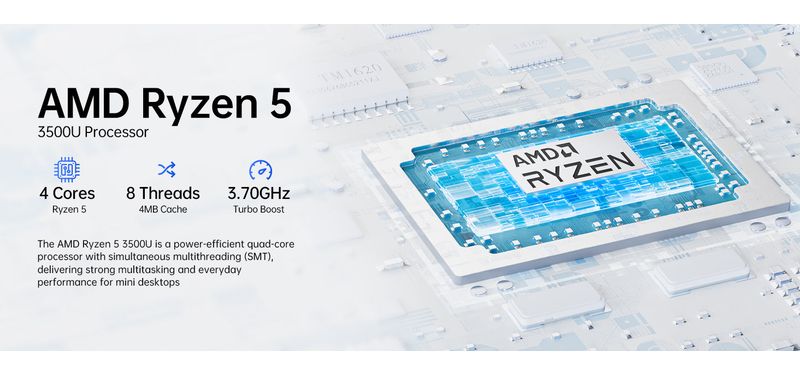 Intérieur du NucBox G10 avec RAM et SSD visibles