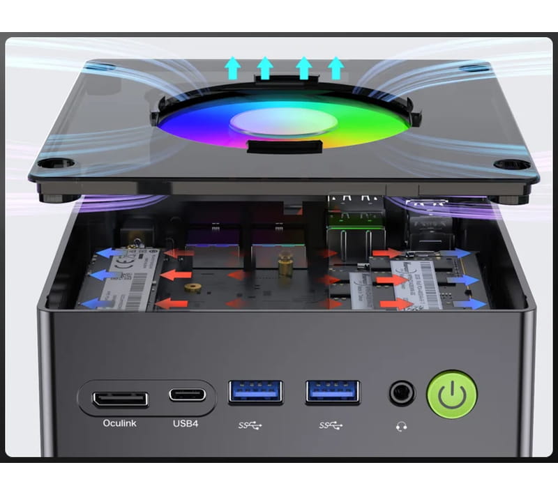 Système de refroidissement du GMKtec NucBox K11