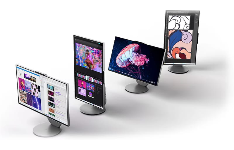 Écran et système audio du Lenovo Yoga AIO 27IAH10