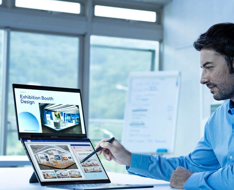 ASUS Zenbook DUO avec processeur Intel Core Ultra 9 285H et SSD PCIe 1 To