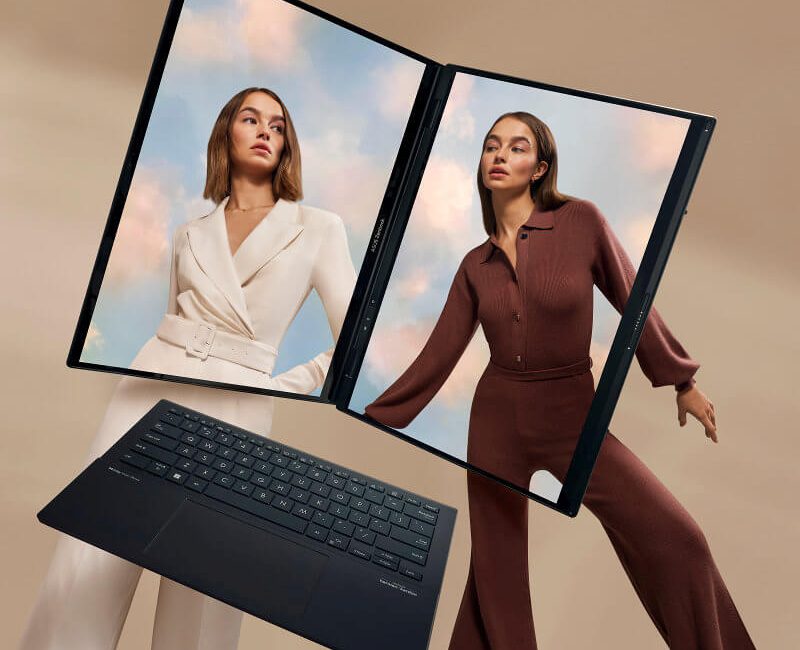 Design et connectique du ZenBook Duo UX8406MA