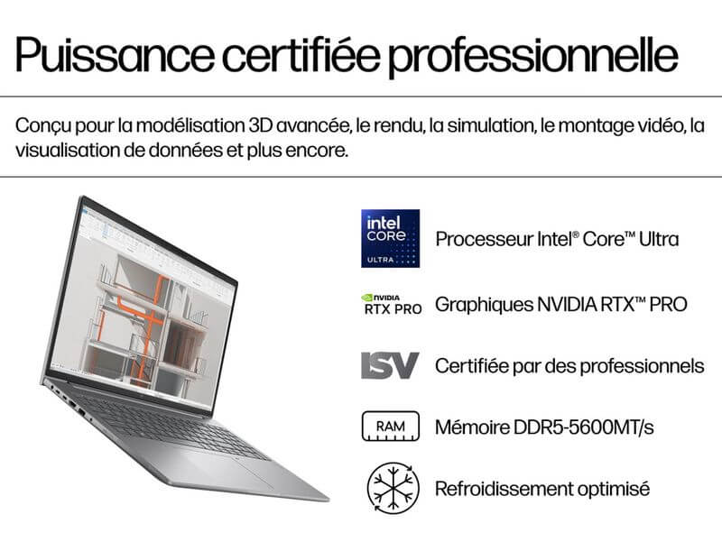 HP ZBook 8 G1i 16 pouces