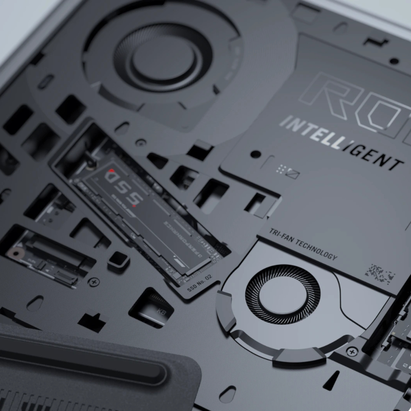 Connectique et clavier RGB du ASUS ROG Strix G16