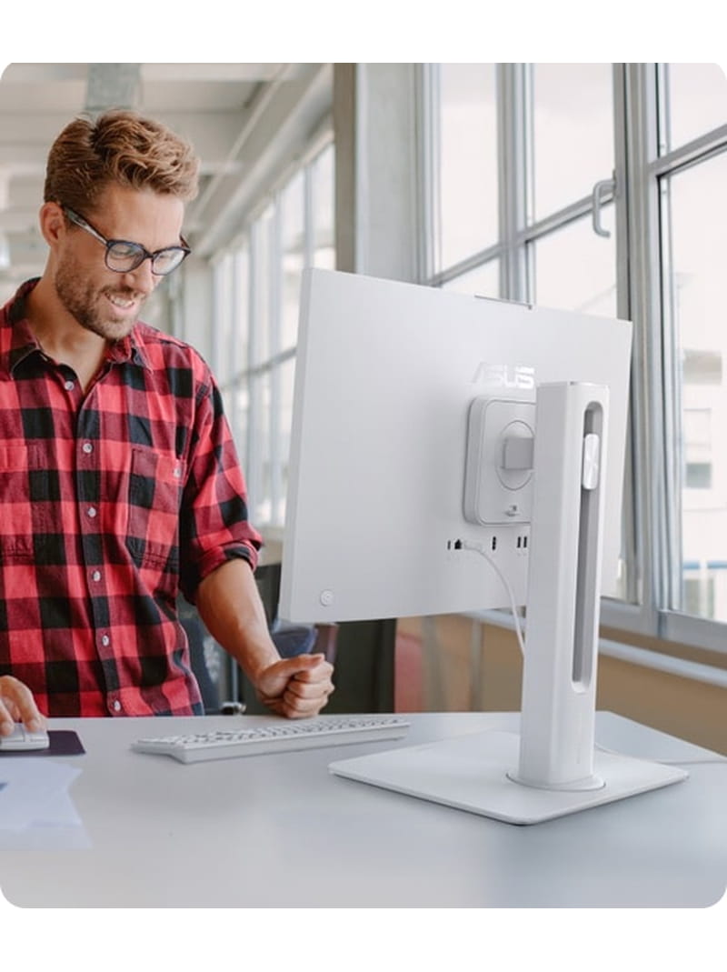Sécurité et webcam rétractable ASUS ExpertCenter P400 AiO