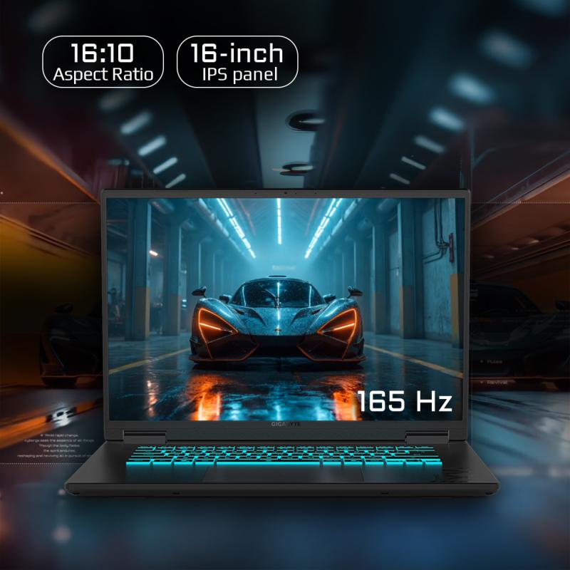 Écran 16 pouces 165 Hz du GIGABYTE GAMING A16