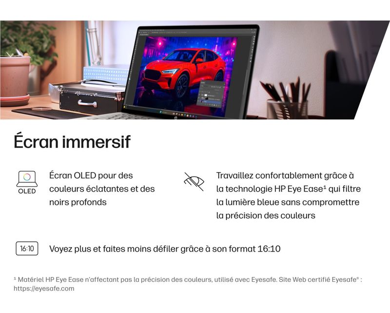 Écran OLED 14 pouces du HP OmniBook 5 Next Gen AI