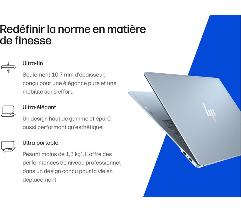 PC portable HP OmniBook Ultra Copilot Plus en mobilité