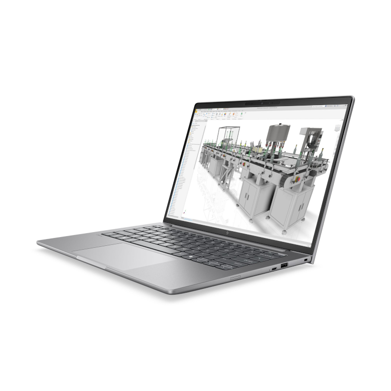 Écran IPS WUXGA du HP ZBook 8 G2i avec application de création graphique