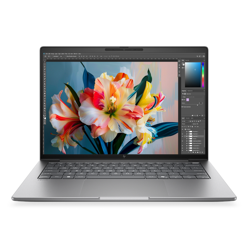 Ordinateur portable professionnel HP ZBook 8 G2i avec clavier et webcam intégrée