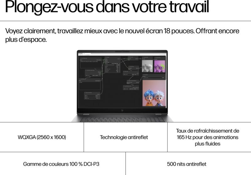Performances du HP ZBook Fury G1i 18 avec NVIDIA RTX PRO 3000 Blackwell