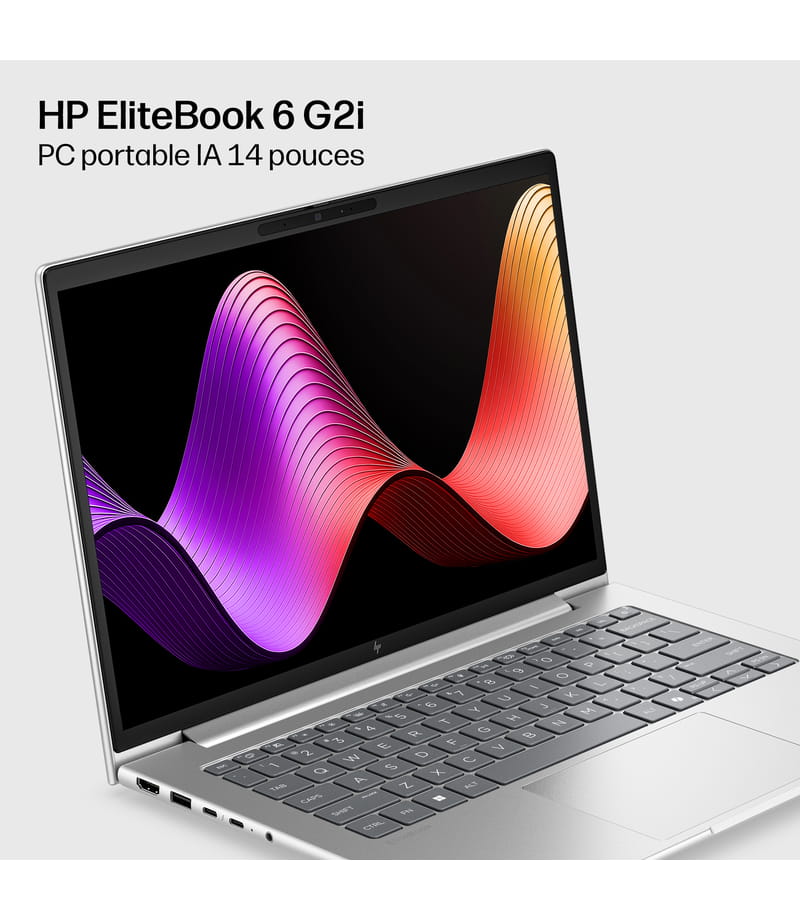 Collaboration et visioconférence avec le HP EliteBook 6 G2i 14 pouces