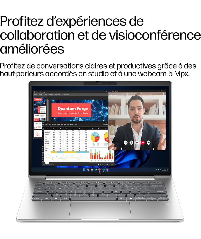 Connectique du PC portable HP EliteBook 6 G2i 14 pouces