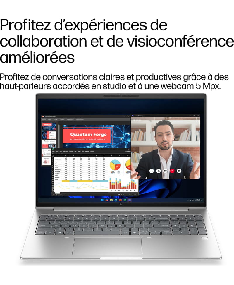 Connectique du PC portable HP EliteBook 6 G2i 16 pouces