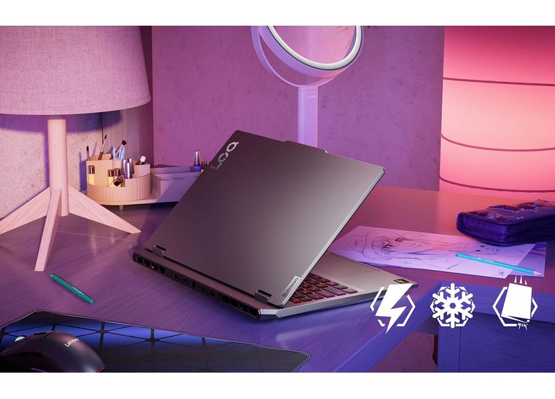 Refroidissement Lenovo LOQ et design Luna Grey