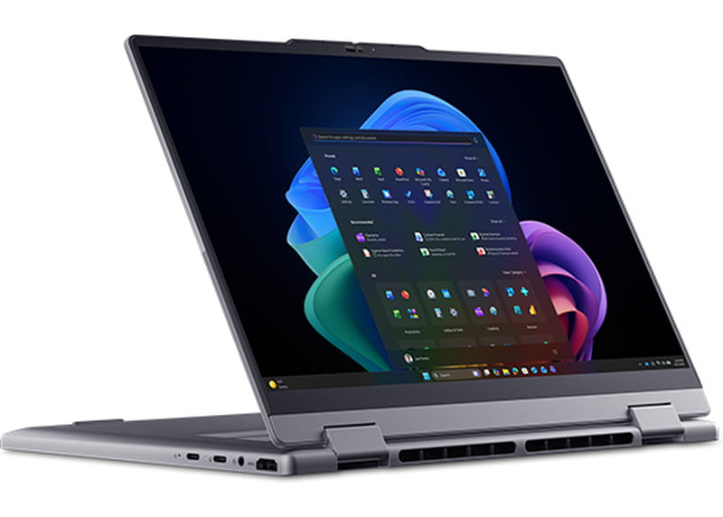 Lenovo ThinkBook 14 2-in-1 G6 IPL en mode chevalet