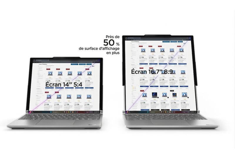Lenovo ThinkBook Plus Gen 6 Rollable avec écran enroulable