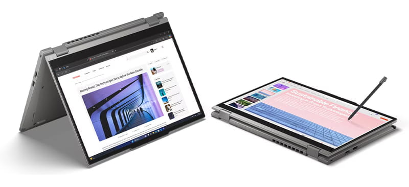 Lenovo ThinkPad L13 2-en-1 Gen 6 - Modes d'utilisation convertibles à 360 degrés