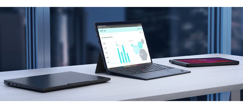 Tablette tactile Lenovo ThinkPad X13 Detachable Gen 1 avec stylet