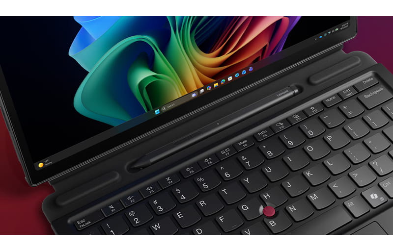 Clavier Folio du Lenovo ThinkPad X13 Detachable Gen 1 avec TrackPoint et logement pour stylet