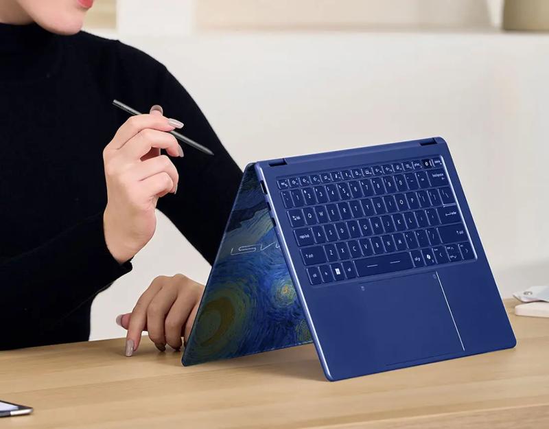 Écran OLED tactile et MSI Nano Pen du Prestige 14 Flip AI+
