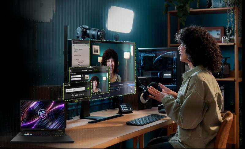 Connectique et clavier RGB du PC portable MSI Raider 16 HX B2WI-444FRY