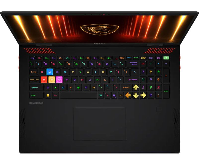 Connectique WiFi 7 audio MSI Raider A18 HX